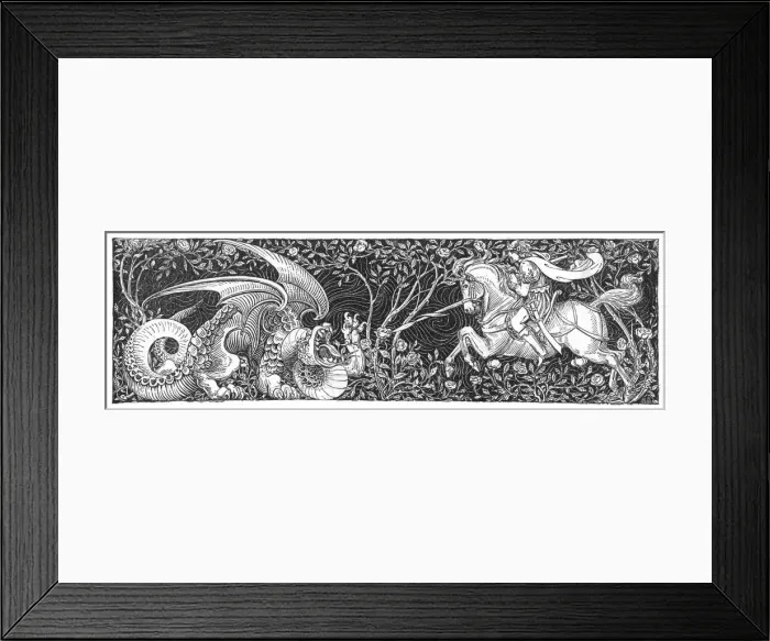 Framed Print : St George in Action Framed Print : St George in Action