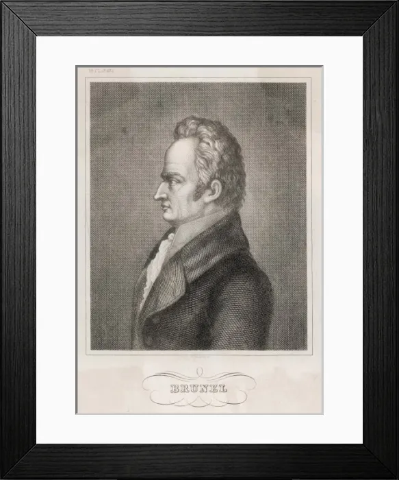 Framed Print : Marc Isambard Brunel Framed Print : Marc Isambard Brunel