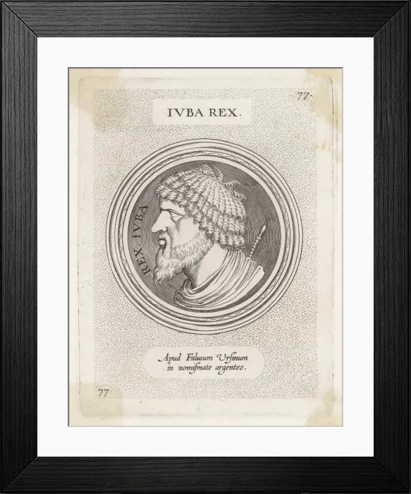 Framed Print : Juba, King of Numidia Framed Print : Juba, King of Numidia