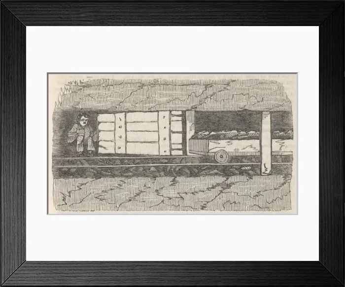 Framed Print : Mines : Trapper Boy Framed Print : Mines : Trapper Boy