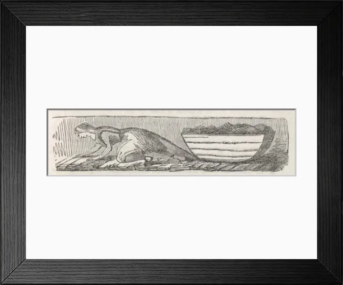 Framed Print : Girl Putting a Slype Framed Print : Girl Putting a Slype