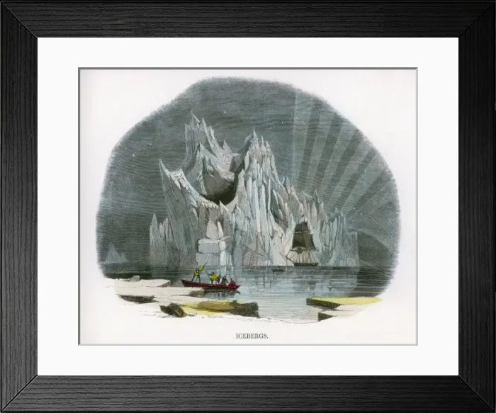 Framed Print : Iceberg / Whimper C1860 Framed Print : Iceberg / Whimper C1860