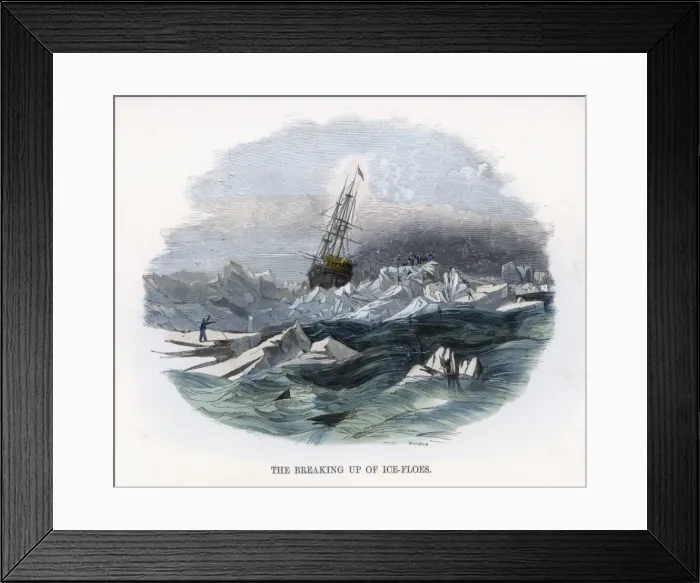 Framed Print : Ice Floes Breaking Framed Print : Ice Floes Breaking