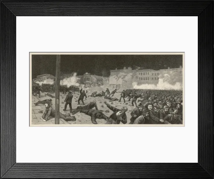 Framed Print : Chicago Riots Framed Print : Chicago Riots