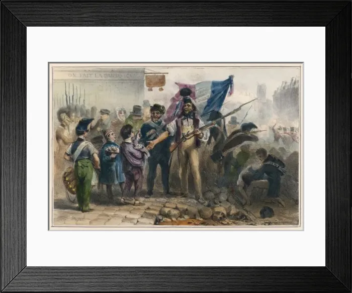 Framed Print : 1830 Revolution Framed Print : 1830 Revolution