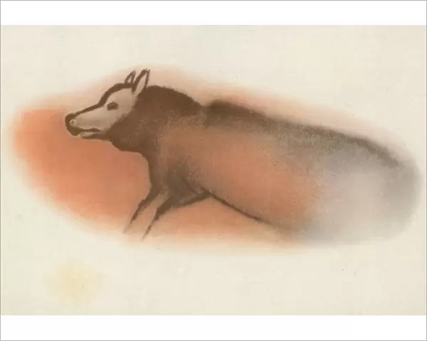 Altamira Wolf Painting
