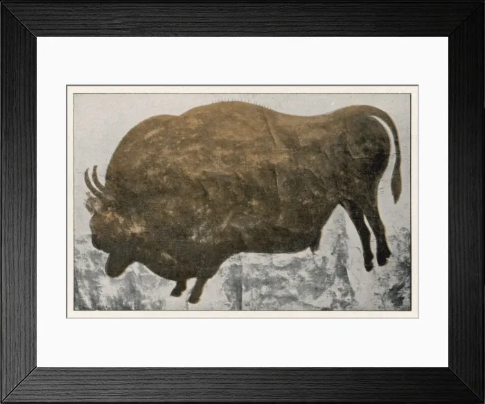 Framed Print : Les Eyzies Bison (2) Framed Print : Les Eyzies Bison (2)