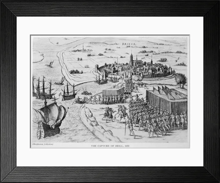 Framed Print : Netherlands / Brill / 1572 Framed Print : Netherlands / Brill / 1572