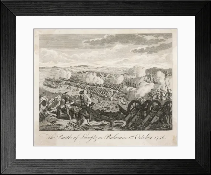 Framed Print : Battle of Lobositz Framed Print : Battle of Lobositz