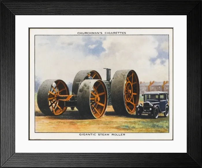 Framed Print : Gigantic Steam Roller Framed Print : Gigantic Steam Roller