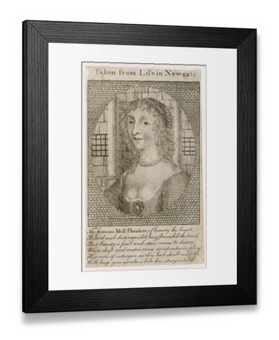 Framed Print : History of Moll Flanders Framed Print : History of Moll Flanders