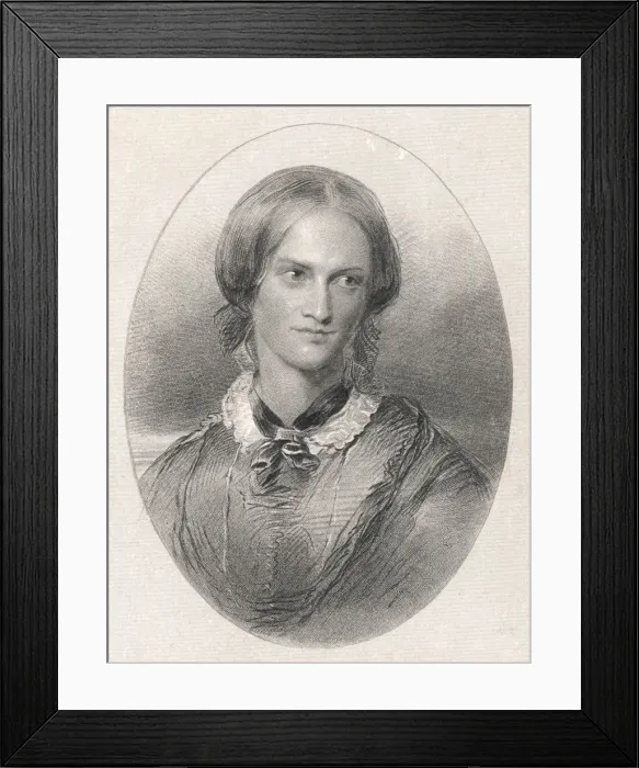 Framed Print : Charlotte Bronte. Author Framed Print : Charlotte Bronte. Author