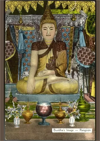 Buddha Image, Rangoon