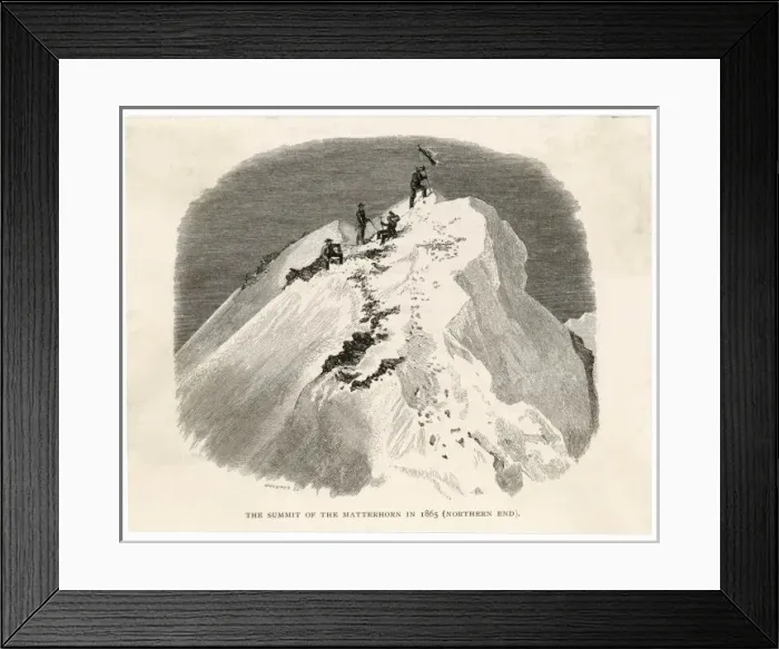 Framed Print : Matterhorn Summit Framed Print : Matterhorn Summit