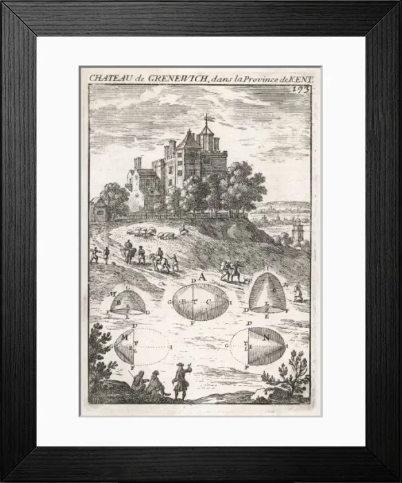 Framed Print : Greenwich Obs / Geometrie Framed Print : Greenwich Obs / Geometrie