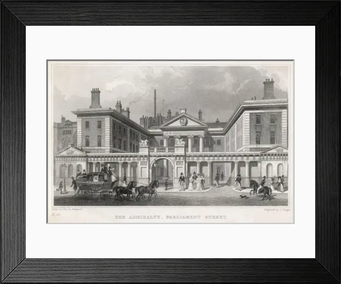 Framed Print : Whitehall / Admiralty / Shepherd Framed Print : Whitehall / Admiralty / Shepherd