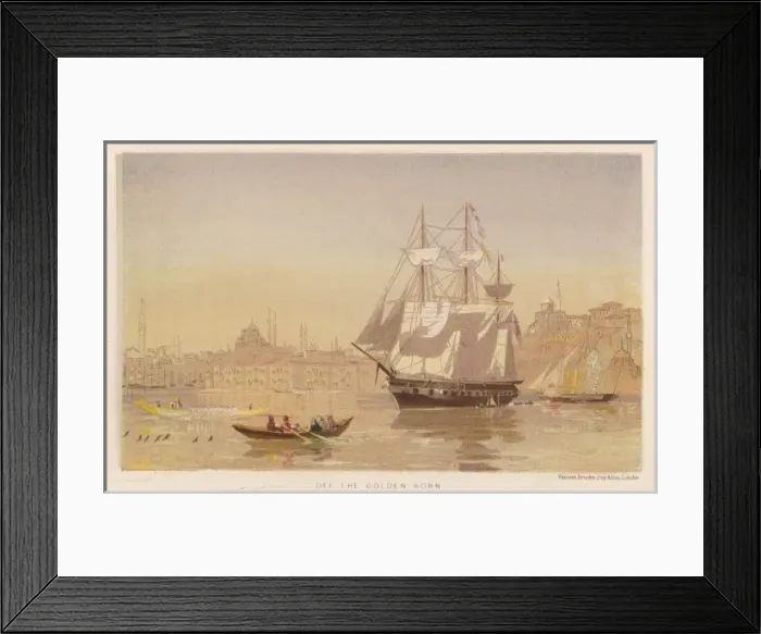 Framed Print : ISTANBUL / 1869 Framed Print : ISTANBUL / 1869