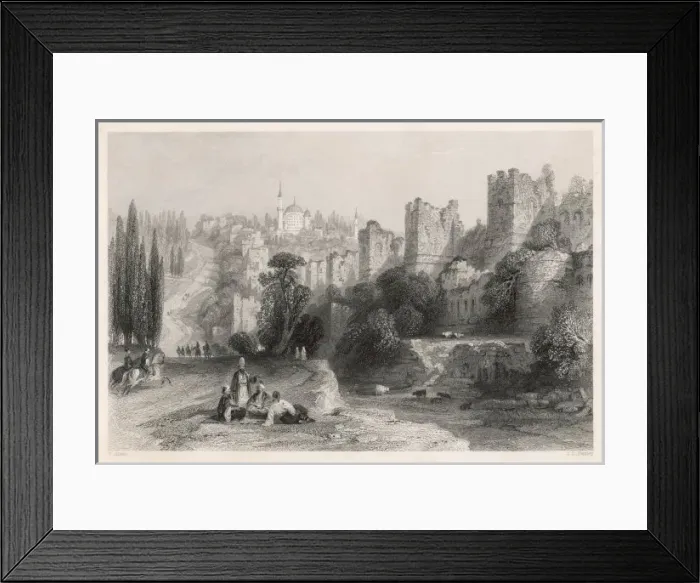 Framed Print : Istanbul Walls Framed Print : Istanbul Walls
