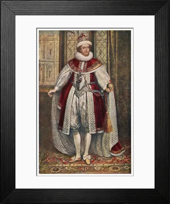 Framed Print : James I (Colour) Framed Print : James I (Colour)