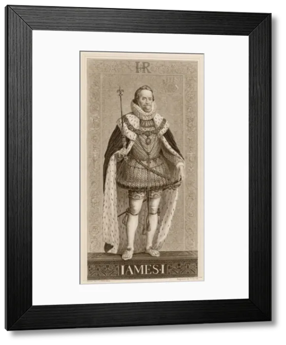 Framed Print : James I (Williams) Framed Print : James I (Williams)