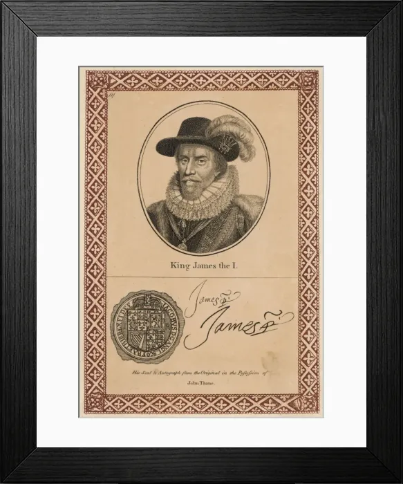 Framed Print : James I (Anon) Framed Print : James I (Anon)