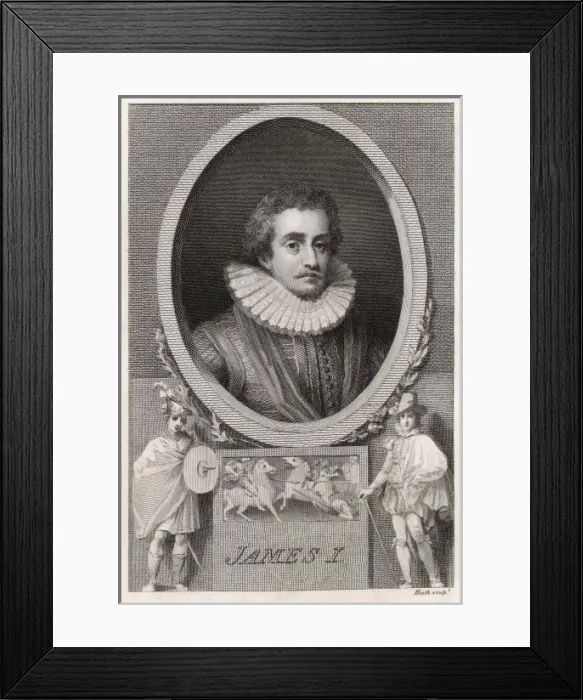 Framed Print : James 1 (Heath) Framed Print : James 1 (Heath)