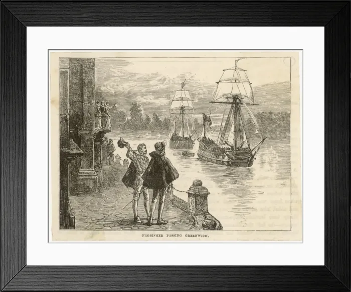 Framed Print : Frobishers Expedition Framed Print : Frobishers Expedition