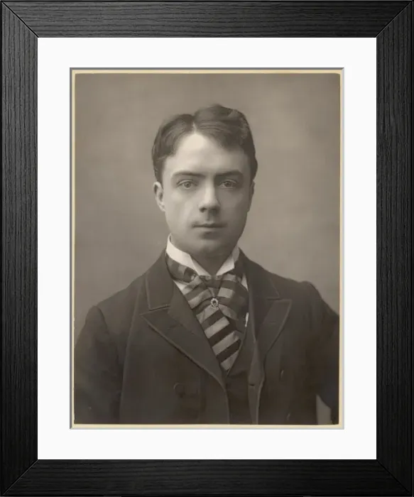 Framed Print : Male Type / C Pounds 1890 Framed Print : Male Type / C Pounds 1890