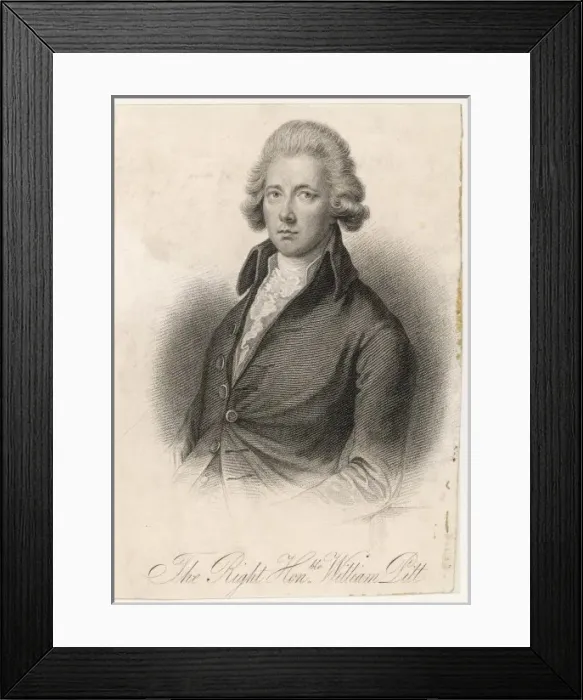 Framed Print : Pitt / Younger / Anon / 1822 Framed Print : Pitt / Younger / Anon / 1822