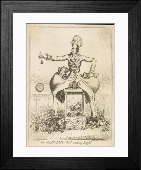 Framed Print : Pitt / Younger / Gillray Framed Print : Pitt / Younger / Gillray