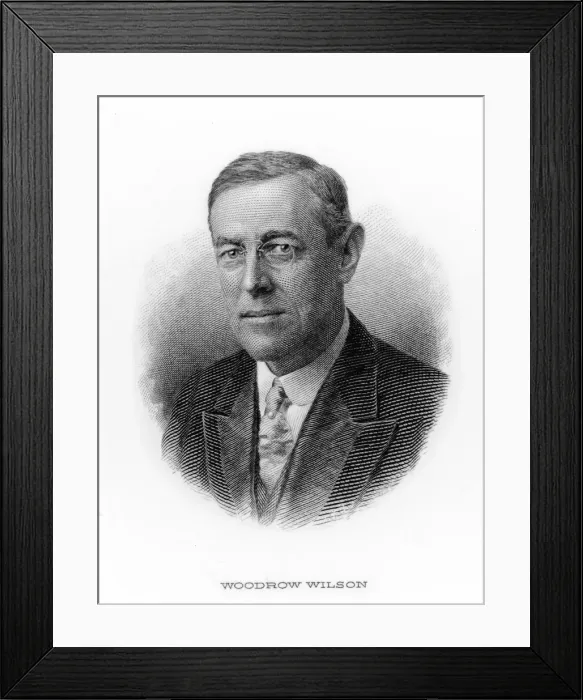 Framed Print : Woodrow Wilson President Framed Print : Woodrow Wilson President