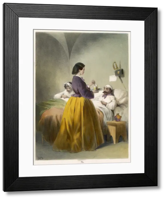 Framed Print : Nightingale / Scutari / Cool Framed Print : Nightingale / Scutari / Cool