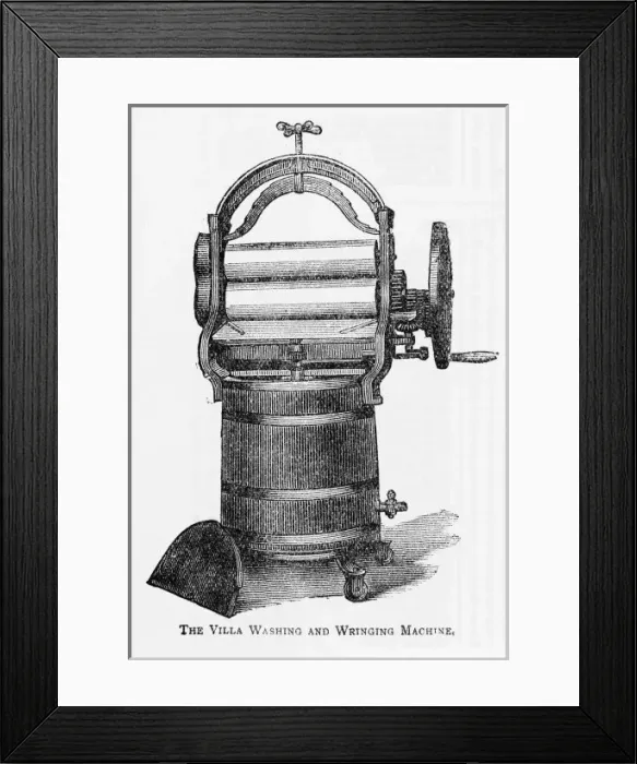 Framed Print : Washing Machines 1888 Framed Print : Washing Machines 1888
