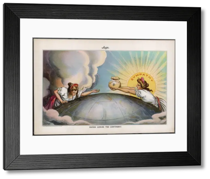 Framed Print : Sf Earthquake Cartoon 2 Framed Print : Sf Earthquake Cartoon 2