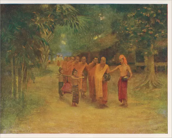 Burmese Monks Begging