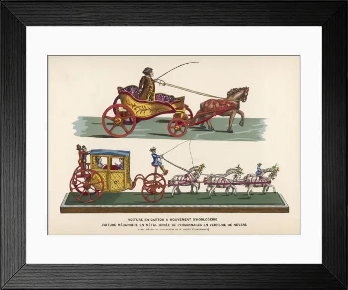 Framed Print : Clockwork Carriages 1900 Framed Print : Clockwork Carriages 1900
