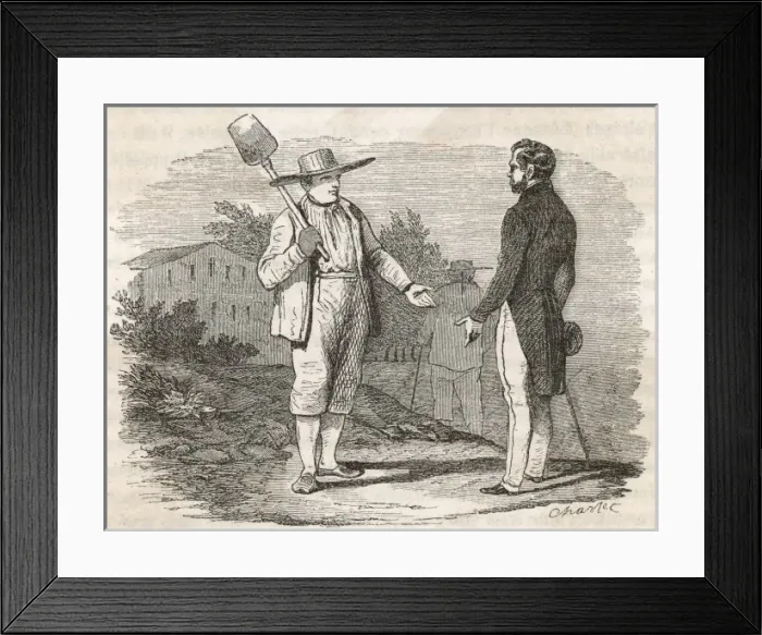 Framed Print : Napoleon Gardening Framed Print : Napoleon Gardening