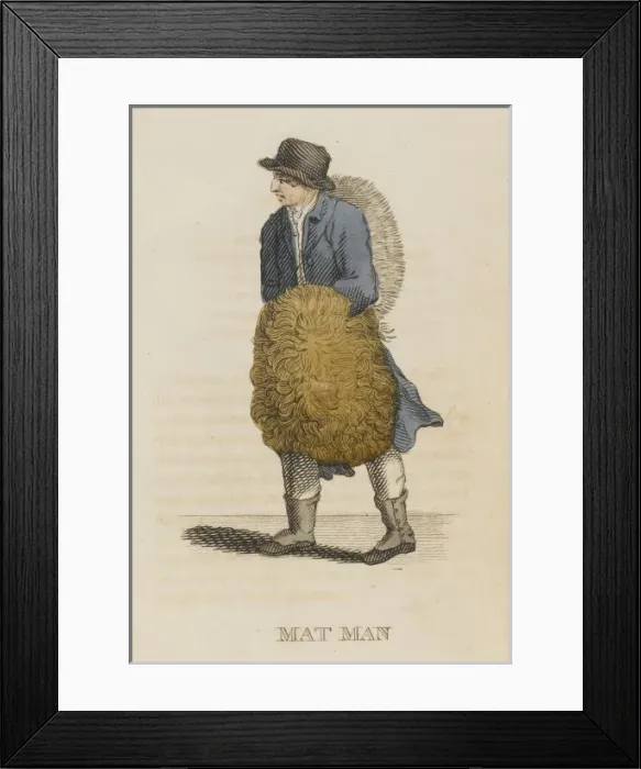 Framed Print : London / Cries / Mat Man Framed Print : London / Cries / Mat Man