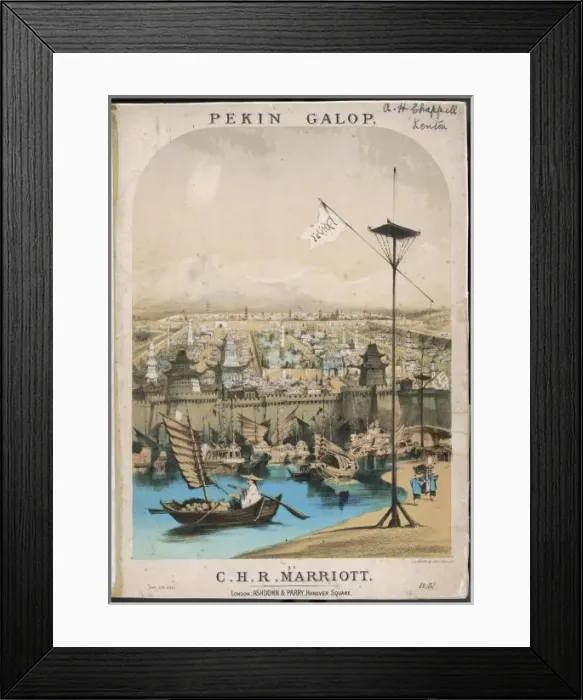 Framed Print : China / Beijing 1860 Framed Print : China / Beijing 1860
