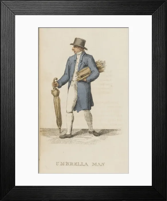 Framed Print : London / Cries / Umbrellas Framed Print : London / Cries / Umbrellas
