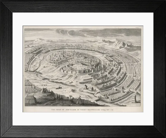 Framed Print : Jerusalem Besieged Framed Print : Jerusalem Besieged