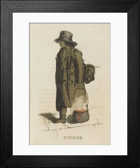 Framed Print : Jemmy Lovell / Pedlar / 1823 Framed Print : Jemmy Lovell / Pedlar / 1823