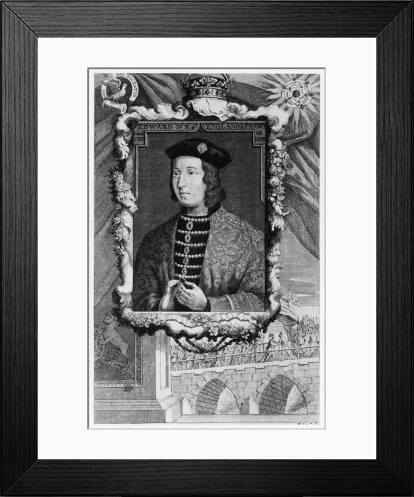 Framed Print : Edward Iv / Hulett Framed Print : Edward Iv / Hulett