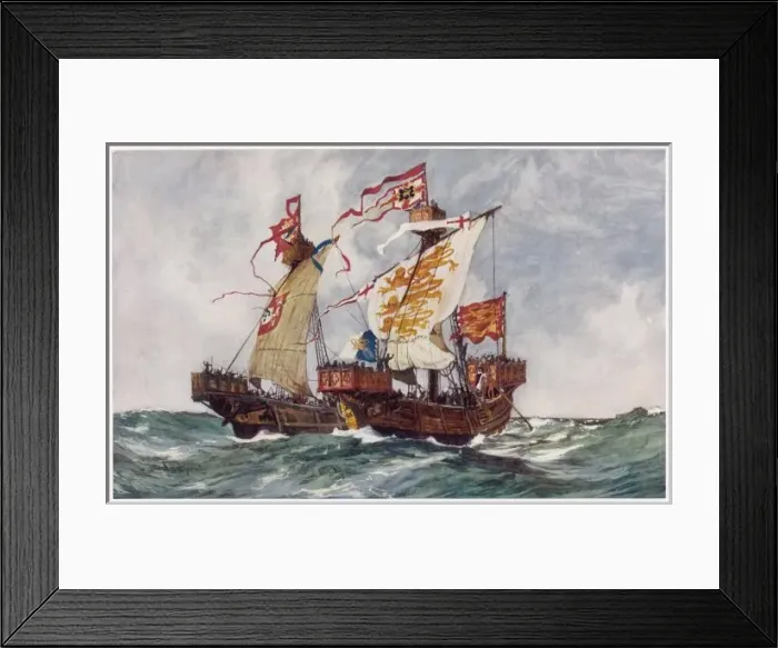 Framed Print : Naval Combat 1225 Framed Print : Naval Combat 1225