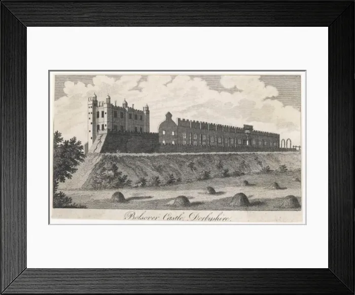 Framed Print : Castle / Bolsover 1805 Framed Print : Castle / Bolsover 1805