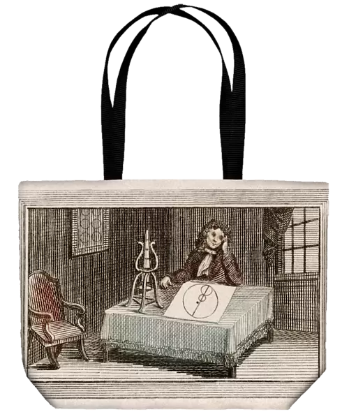 Leeuwenhoek at Desk
