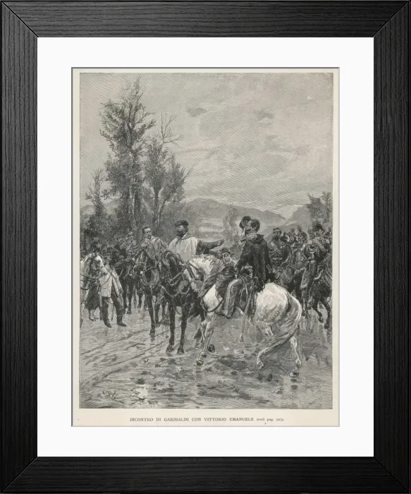 Framed Print : Garibaldi & Vitt. Eman Framed Print : Garibaldi & Vitt. Eman
