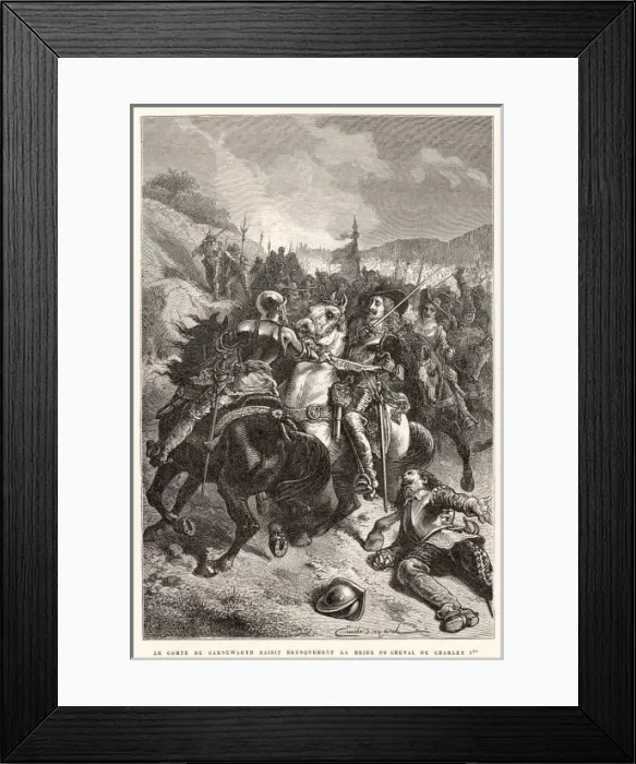 Framed Print : Uk / Civil War / Naseby 1645 Framed Print : Uk / Civil War / Naseby 1645
