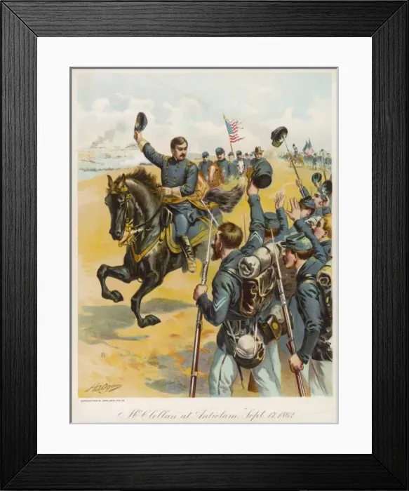 Framed Print : Mcclellan at Antietam Framed Print : Mcclellan at Antietam
