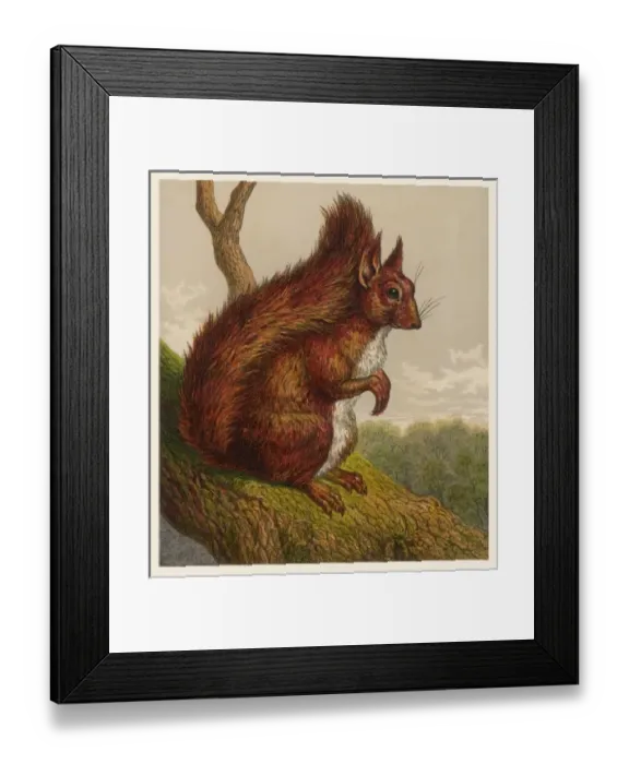 Framed Print : Red Squirrel 19C Framed Print : Red Squirrel 19C